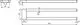 Doppelte Handtuchstange aus Chrom von Ideal Standard, mit schlichter Form und klaren Linien, zur Wandmontage geeignet. Maße sind auf der Skizze nicht spezifiziert.